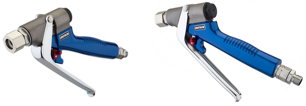 Flow Guns for the extrusion of sealants, mastics, putties and adhesives.
